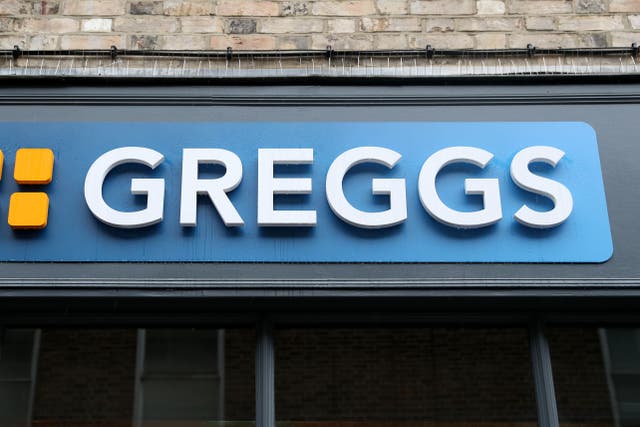 Greggs has reported higher sales for the quarter to September (Andrew Matthews/PA)