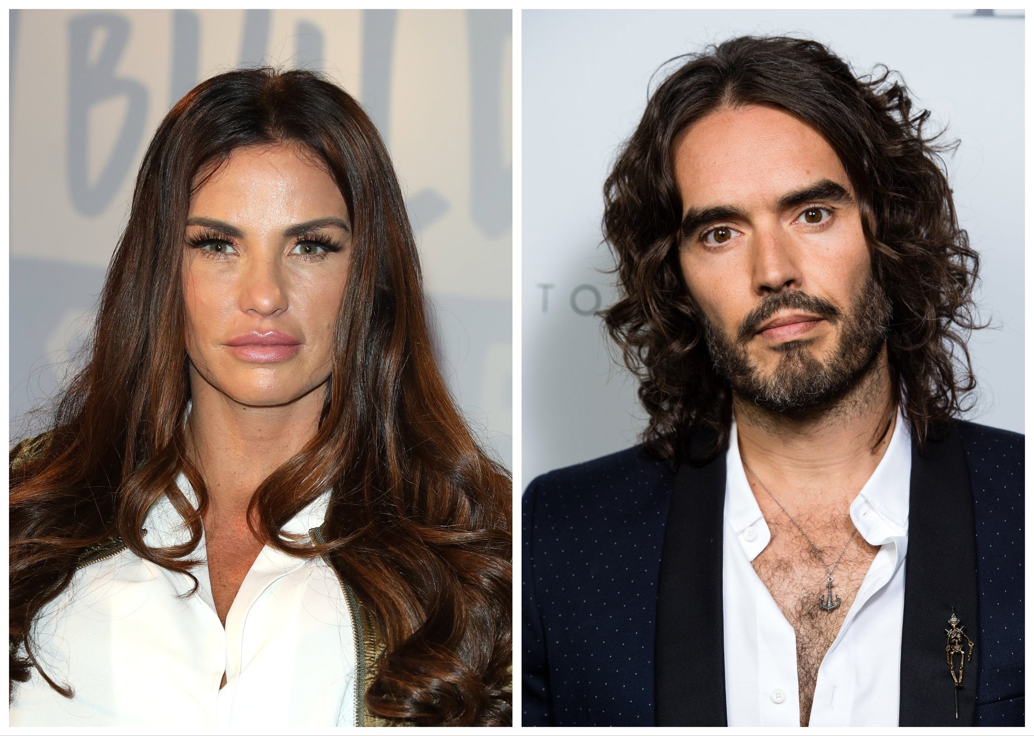 Katie Price recalled one encounter with Russell Brand at LAX airport