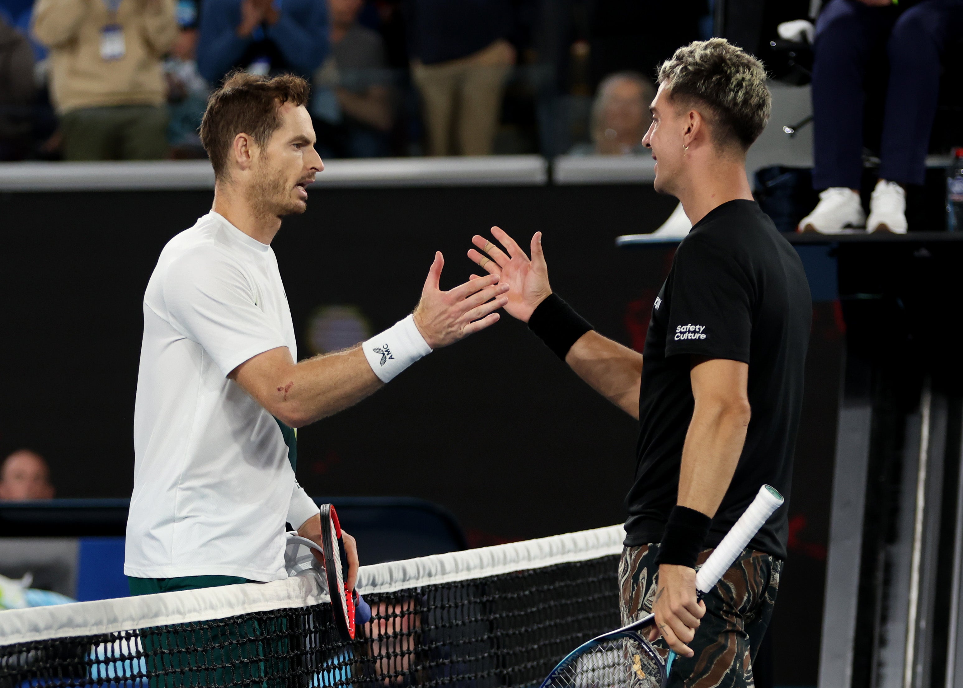 <p>Andy Murray’s match against Thanasi Kokkinakis did not finish until 4am last year </p>