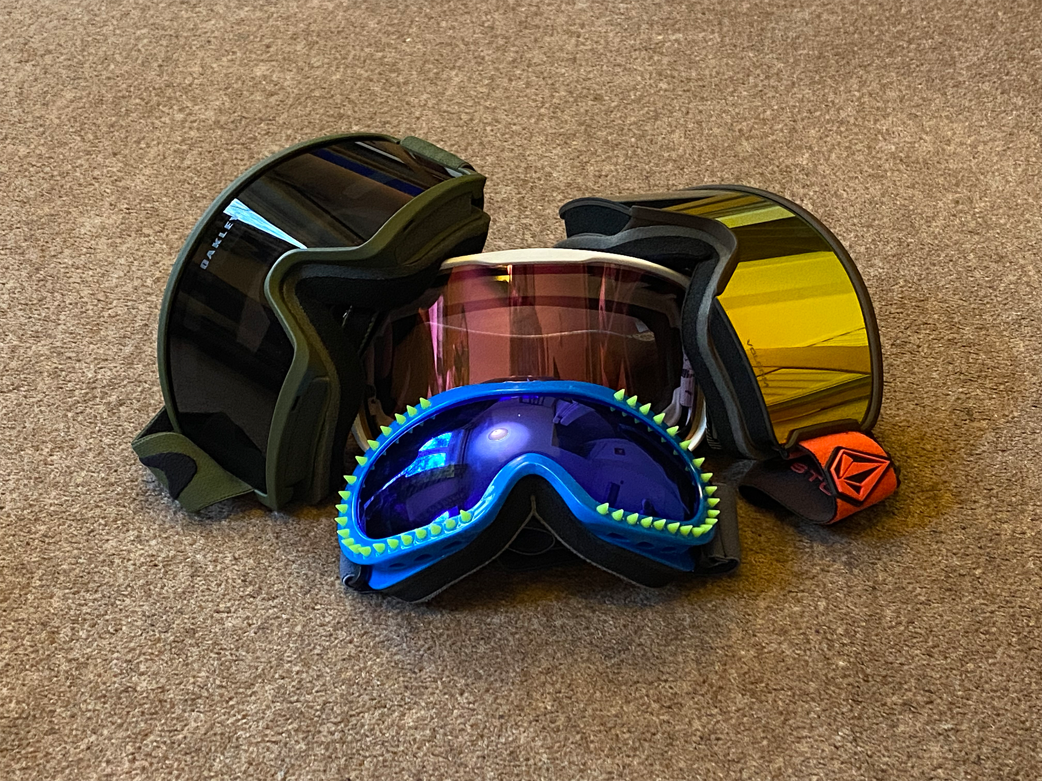 A selection of some of the best ski goggles that we tested