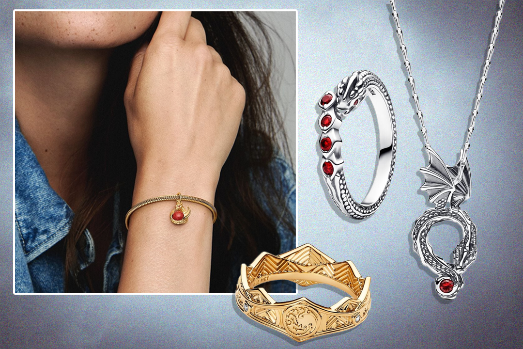 The range encompasses sterling silver and gold-plated jewellery with cubic zirconia and colourful crystals