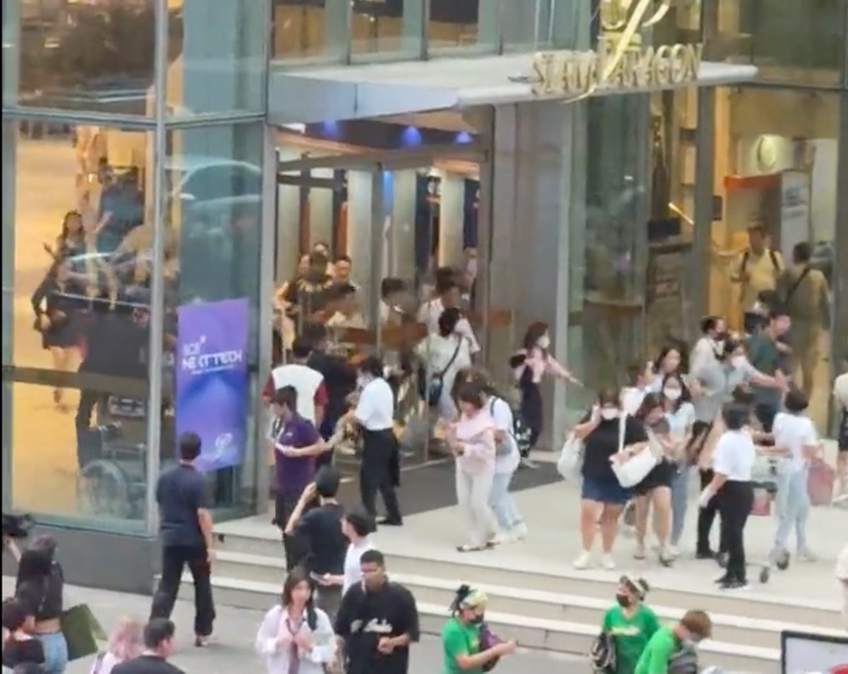 Thailand police responding to reports of Bangkok mall shooting