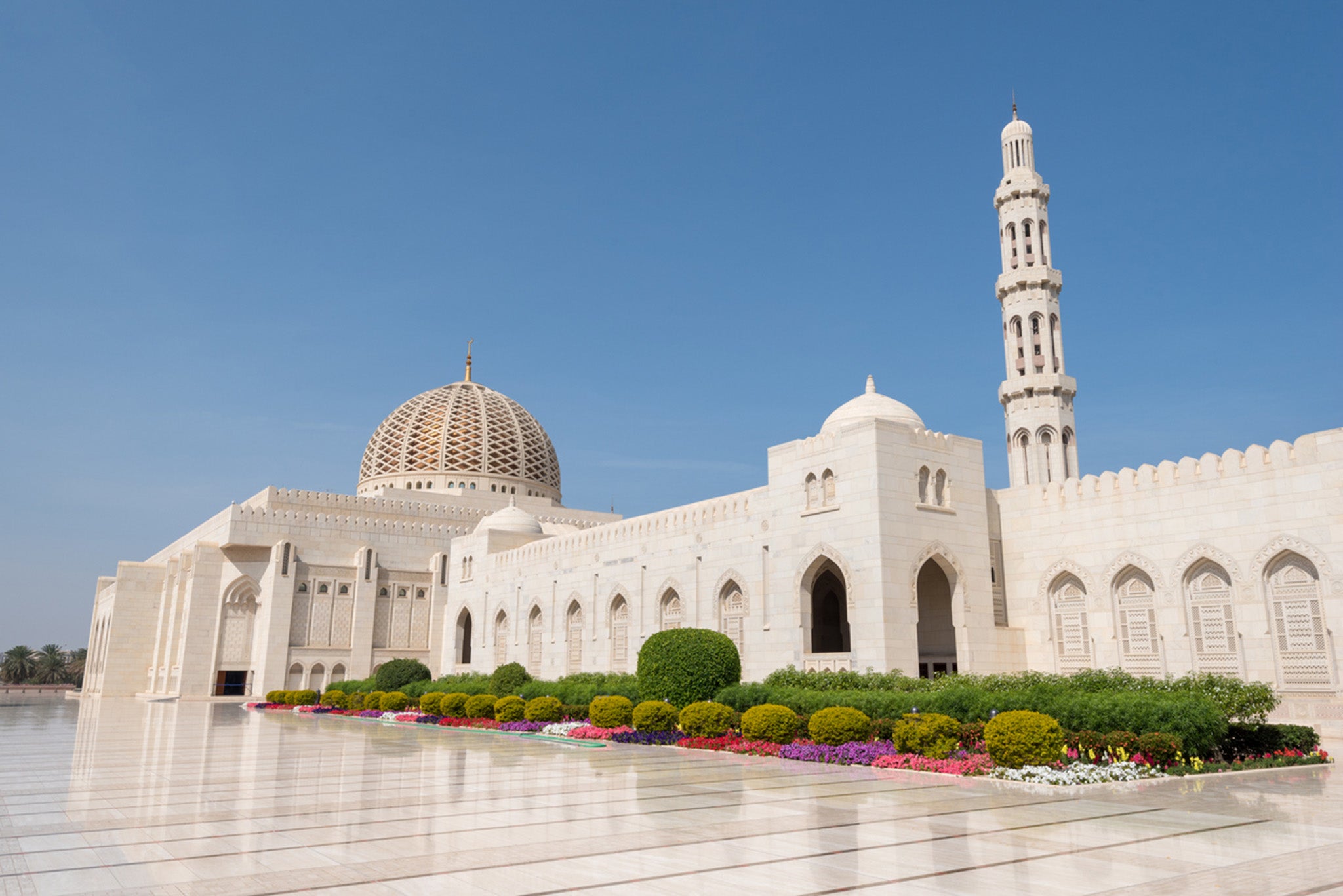 Head to Sultan Qaboos Grand Mosque for divine architecture