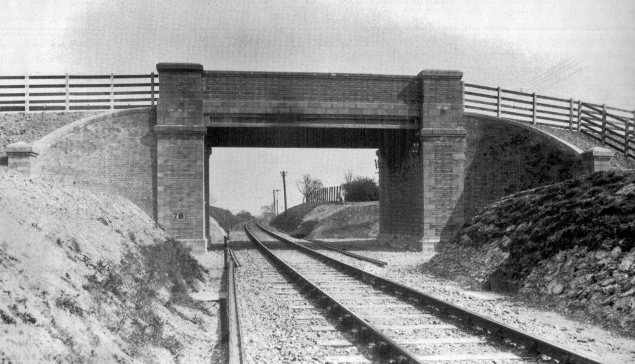 The bridge when the railway was in use