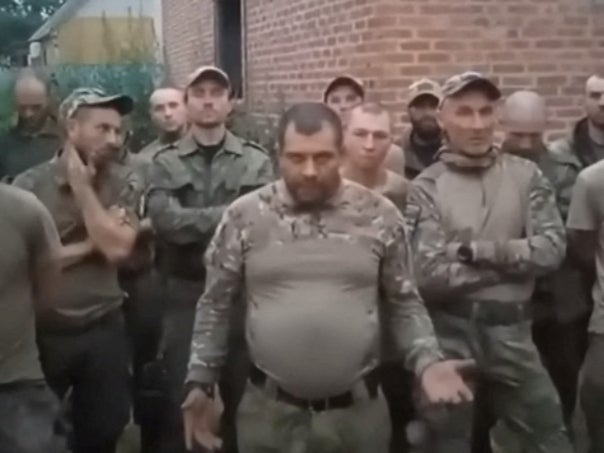 <p>Fighters from a Storm Z publish a video complaining about how they are treated by their Russian commanders </p>