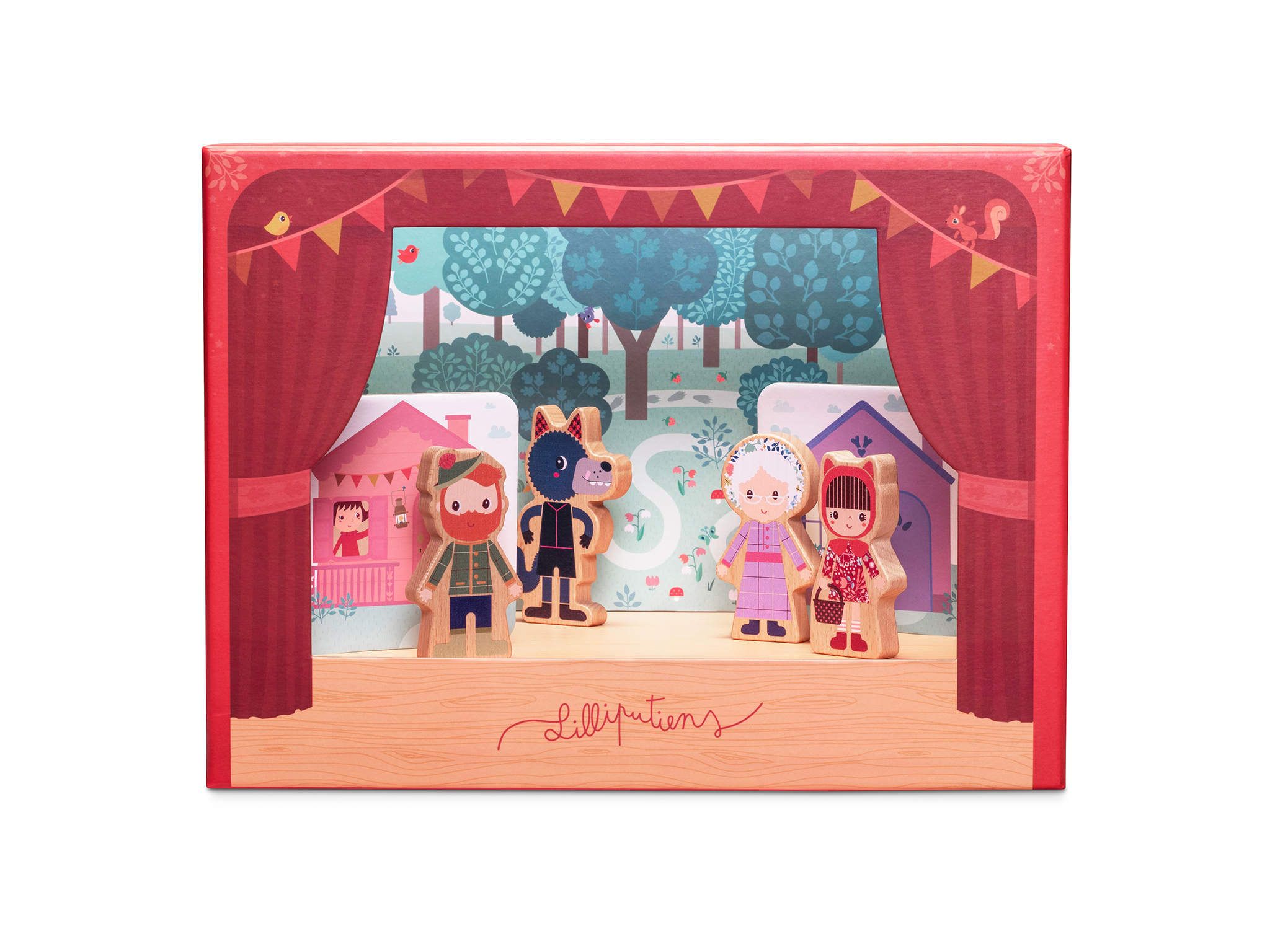 Lilliputiens Little Red Riding Hood magnetic theatre 
