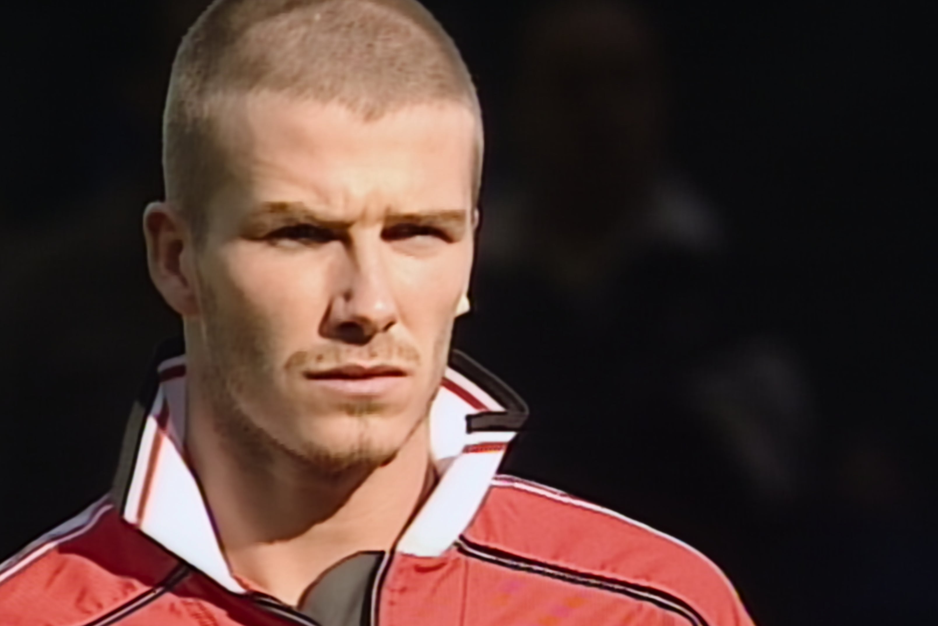 David Beckham in the 1990s
