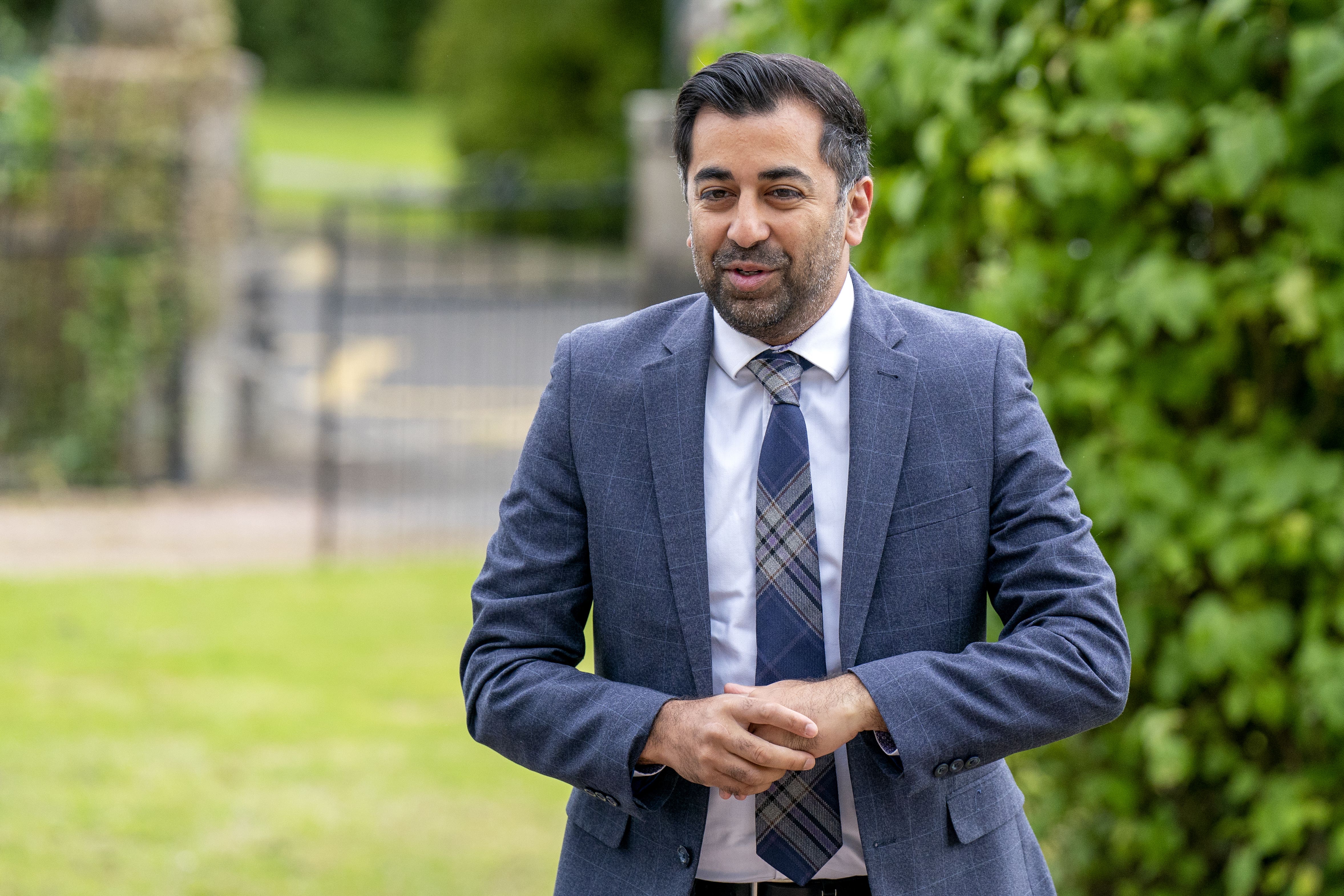 Humza Yousaf said the Tories work against Scotland’s interests (Jane Barlow/PA)