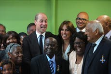 Prince William tells naughty joke to make group laugh during photo shoot