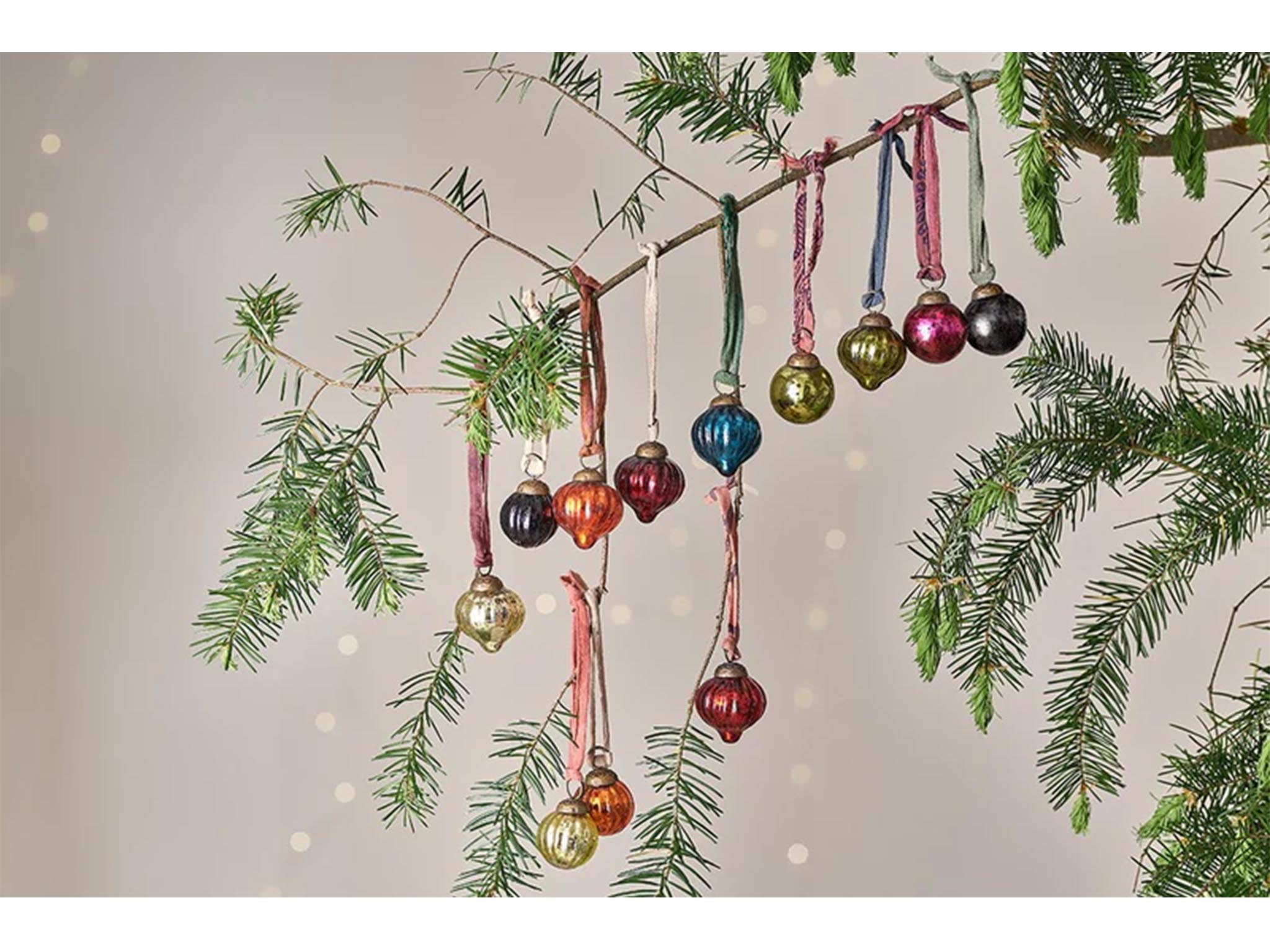 Fused Glass Christmas Decoration Glass Christmas Garland -  UK in 2023