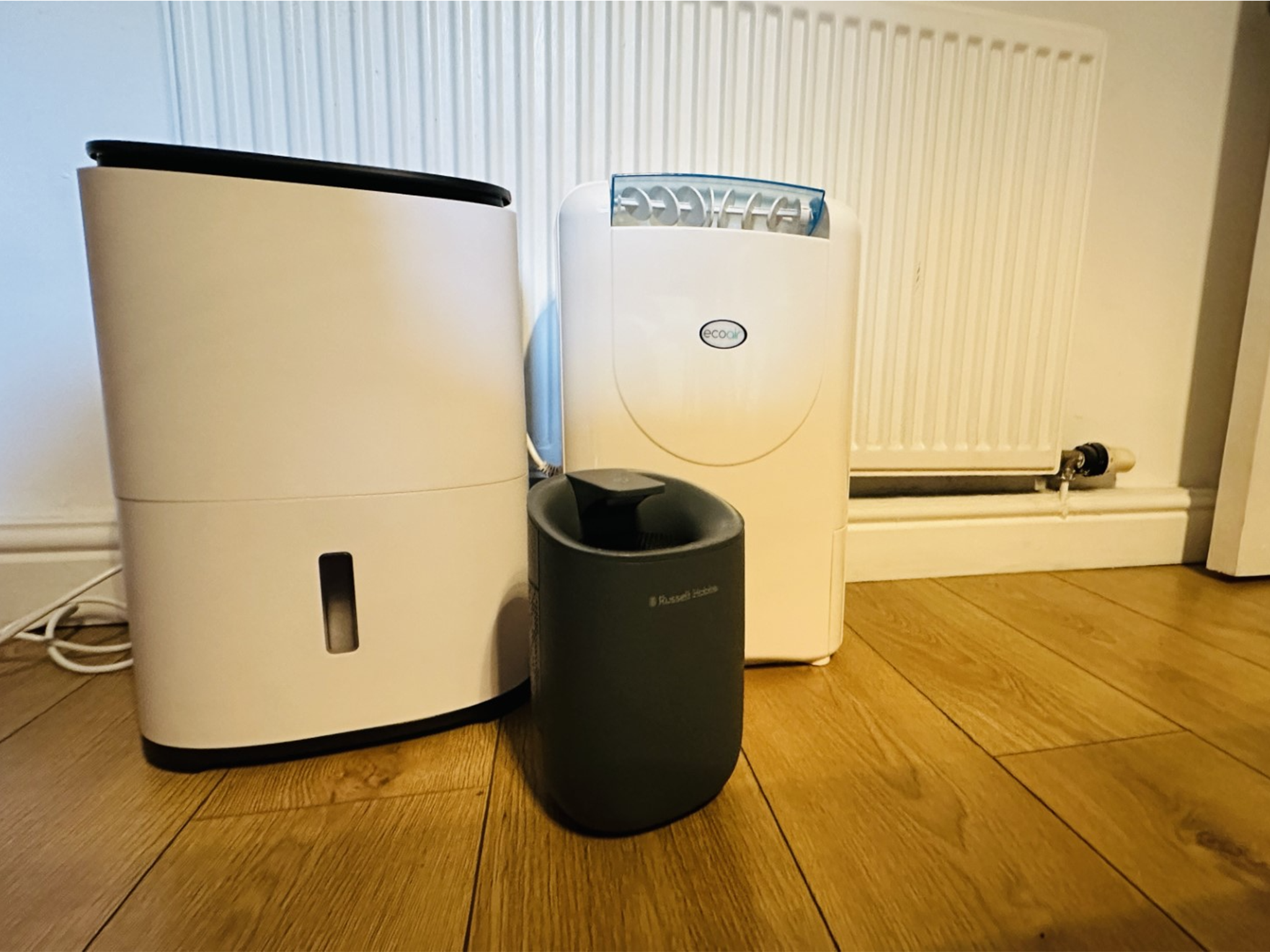 A selection of the best dehumidifiers that we tested for this review