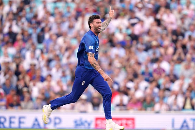 Reece Topley is hoping to stake a claim for a World Cup starting spot (John Walton/PA)