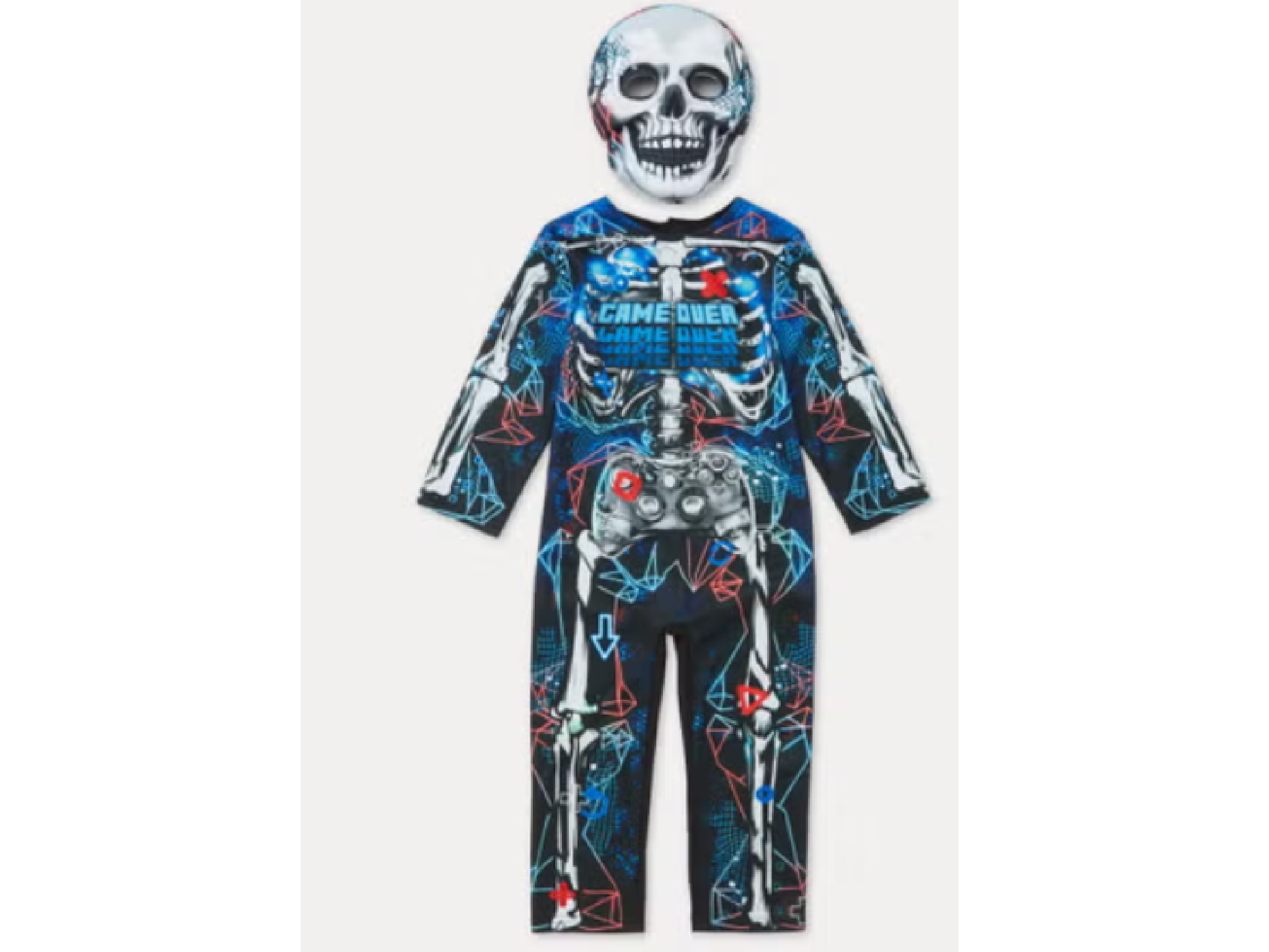 Womens Electric Skeleton Costume