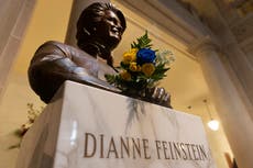 Watch live: Former Senator Dianne Feinstein lies in state in San Francisco