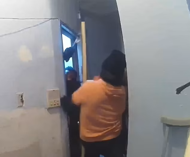 Video footage captured Lenue Moore breaking into Jackie Billini’s apartment in April wielding a hammer