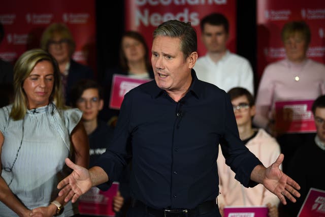 Labour leader Sir Keir Starmer has said this week’s by-election has ‘monumental significance’ ahead of the general election expected next year (Robert Perry/PA)