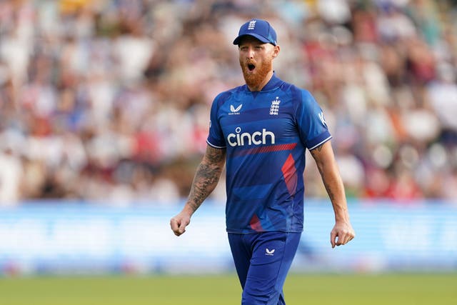 Ben Stokes is battling a hip problem ahead of the World Cup opener (Joe Giddens/PA)