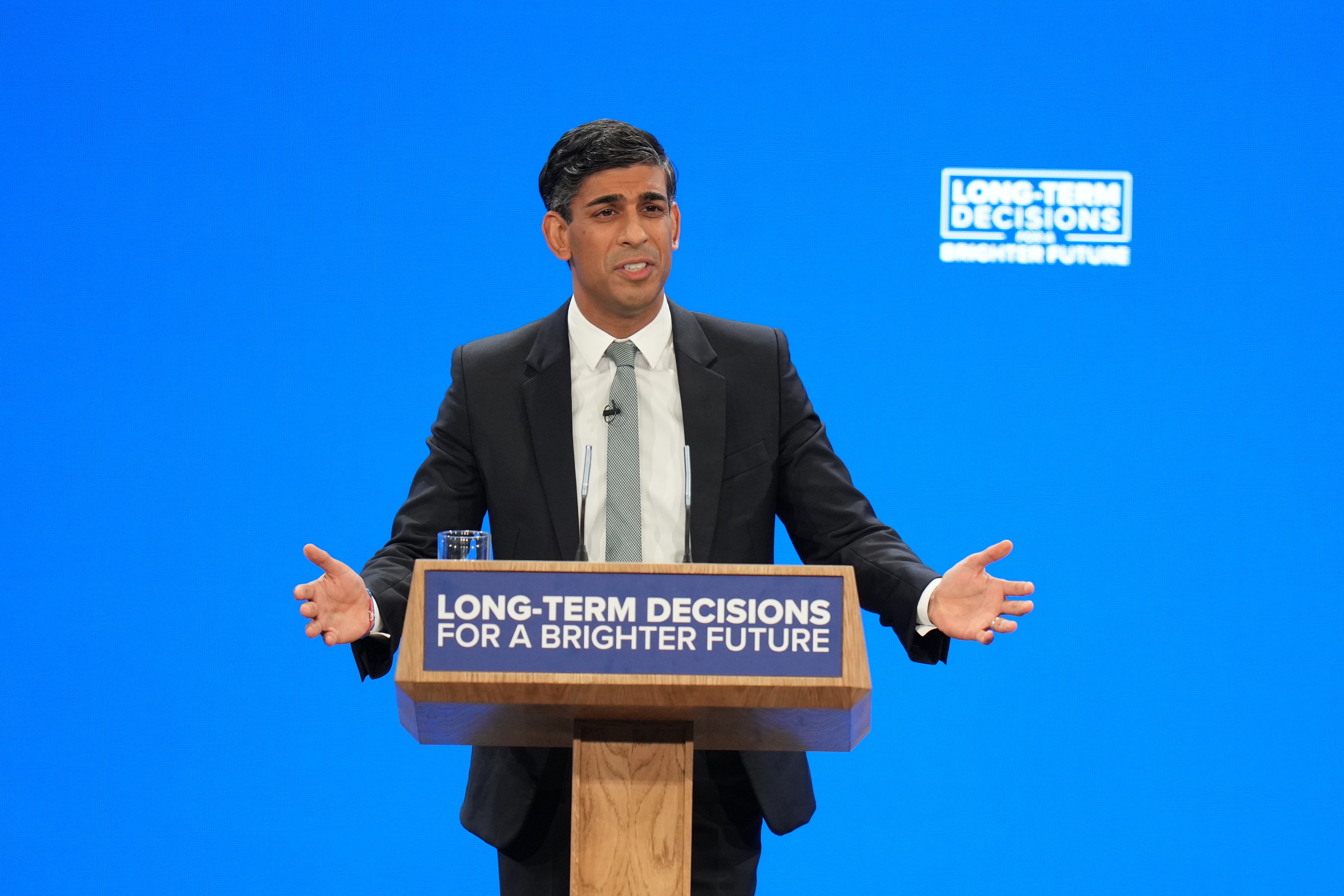 Rishi Sunak used his party conference speech last year to cancel HS2 north of Birmingham