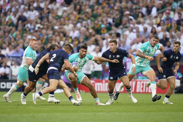 Scotland fell short against South Africa last month (Andrew Matthews/PA)