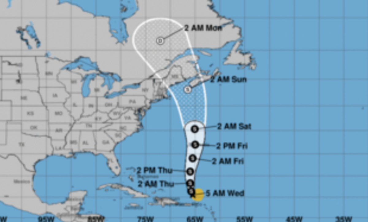 Tropical storm Philippe batters Caribbean on track for US East Coast