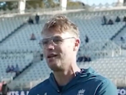 Freddie Flintoff speaking on camera last month