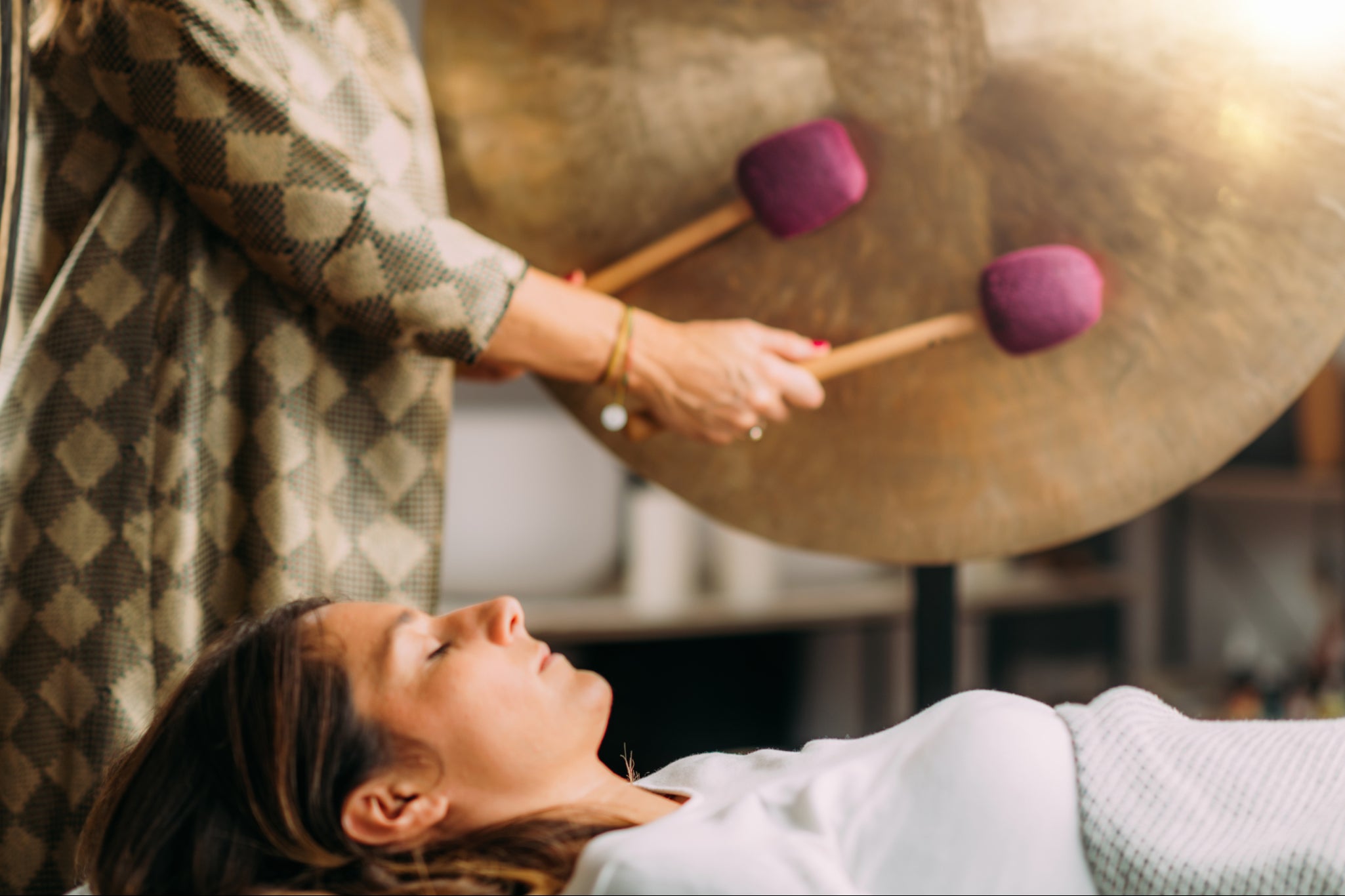 Gong girl: Like ayahuasca, apparently, but legal