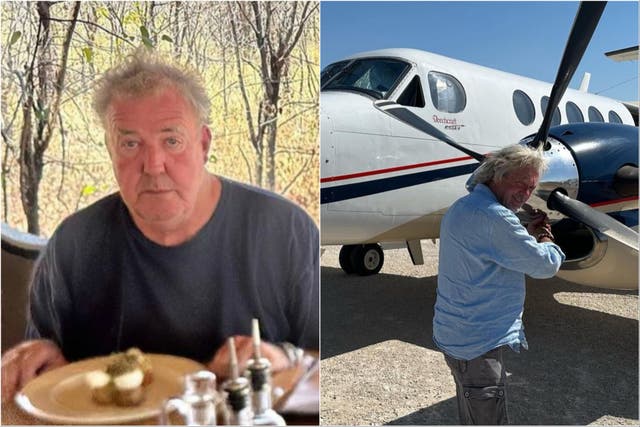 <p>Jeremy Clarkson (left) and James May</p>