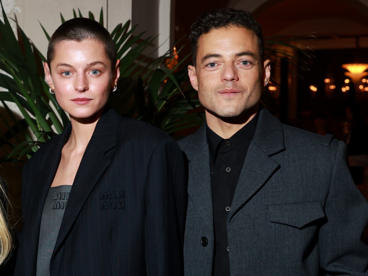 Emma Corrin and Rami Malek debut their relationship at Paris Fashion Week after-party