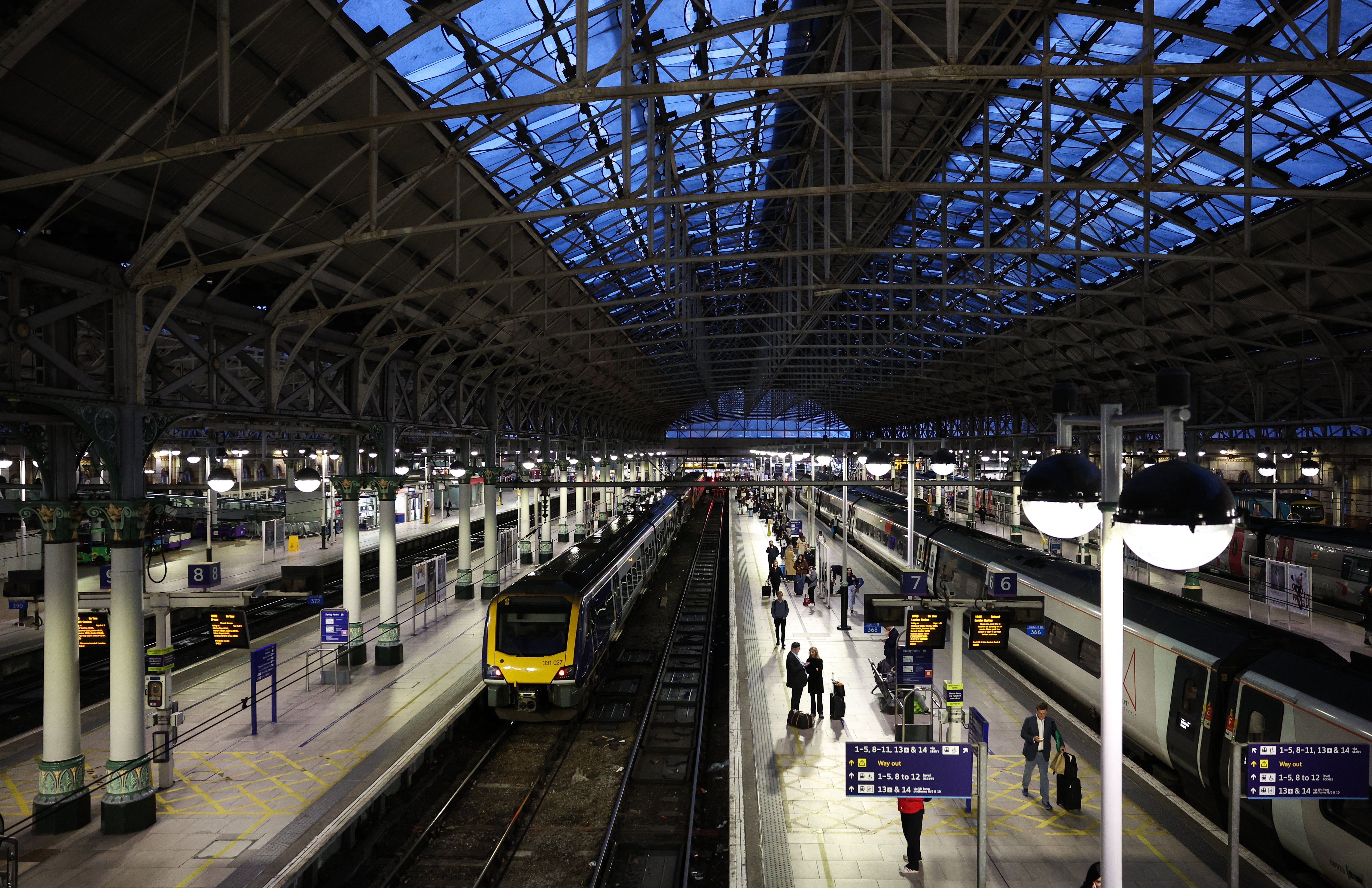 A general view of Manchester Piccadilly