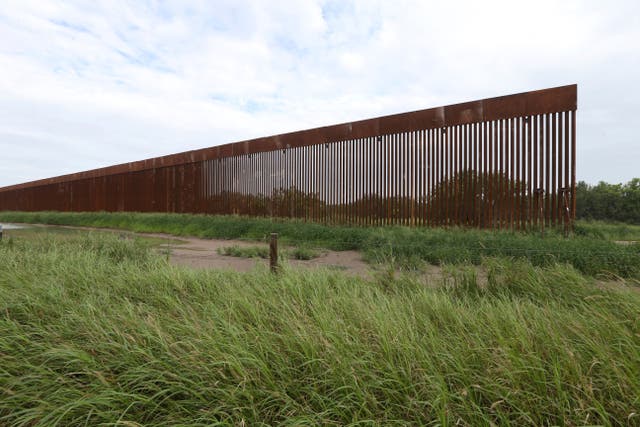 <p>A border wall section stands on July 14, 2021, near La Grulla, Texas, in Starr County. On Wednesday, Oct. 4, 2023, the Biden administration announced that they waived 26 federal laws in South Texas to allow border wall construction, marking the administration’s first use of a sweeping executive power employed often during the Trump presidency.</p>