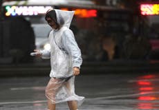 Nearly 200 people injured as Typhoon Koinu brings ‘record’ windspeeds to Taiwan