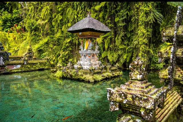 <p>Bali is known as Island of the Gods, in part due to the large amount of temples found throughout </p>