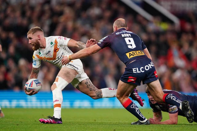 Sam Tomkins (left) and James Roby will clash for a final time on Friday (Zac Goodwin/PA)