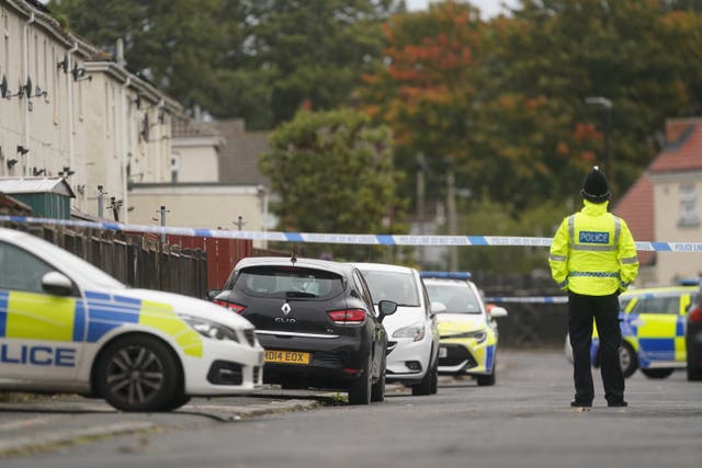Police activity on Maple Terrace in Shiney Row near Sunderland where a man in his 50s was killed in a dog attack on Tuesday evening (Owen Humphreys/PA)
