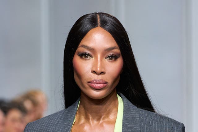 <p>Naomi Campbell walking for the Coperni Womenswear Spring/Summer 2024 show in September </p>
