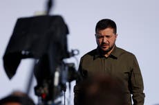 Zelensky says Russia trying to incite war in the Middle East