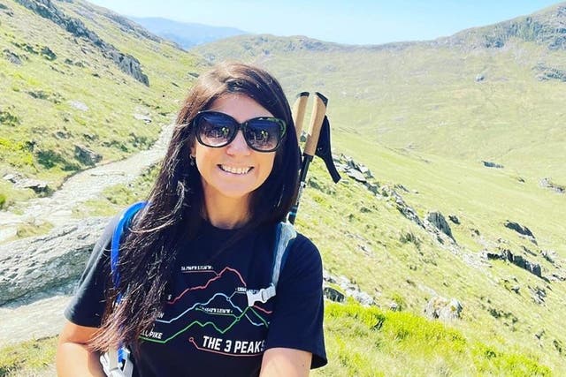 Stephanie Coxon completed the Three Peaks Challenge (Cygnet Health Care/PA)