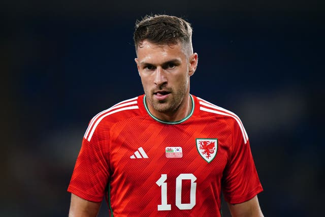 Captain Aaron Ramsey is to miss the rest of Wales’ Euro 2024 qualifying campaign through injury (Zac Goodwin/PA)