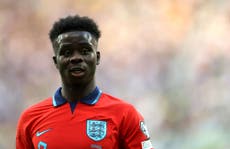 England won’t risk Bukayo Saka fitness as Gareth Southgate points to ‘brilliant competition’ in attack