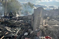 Putin deliberately attacked Ukrainian civilians in Kharkiv missile strike, says Zelensky