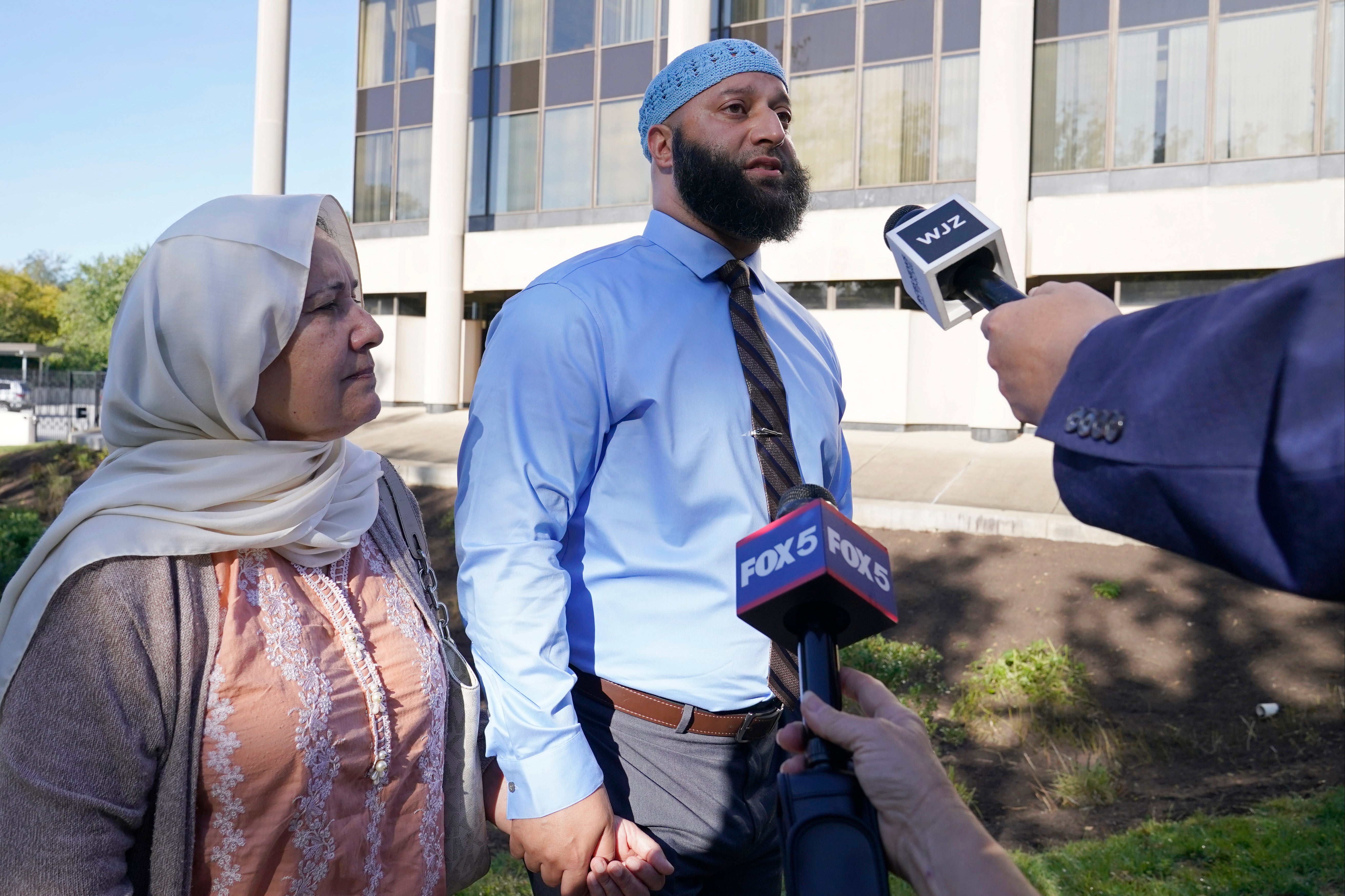 Adnan Syed and his mother Shamim Rahman