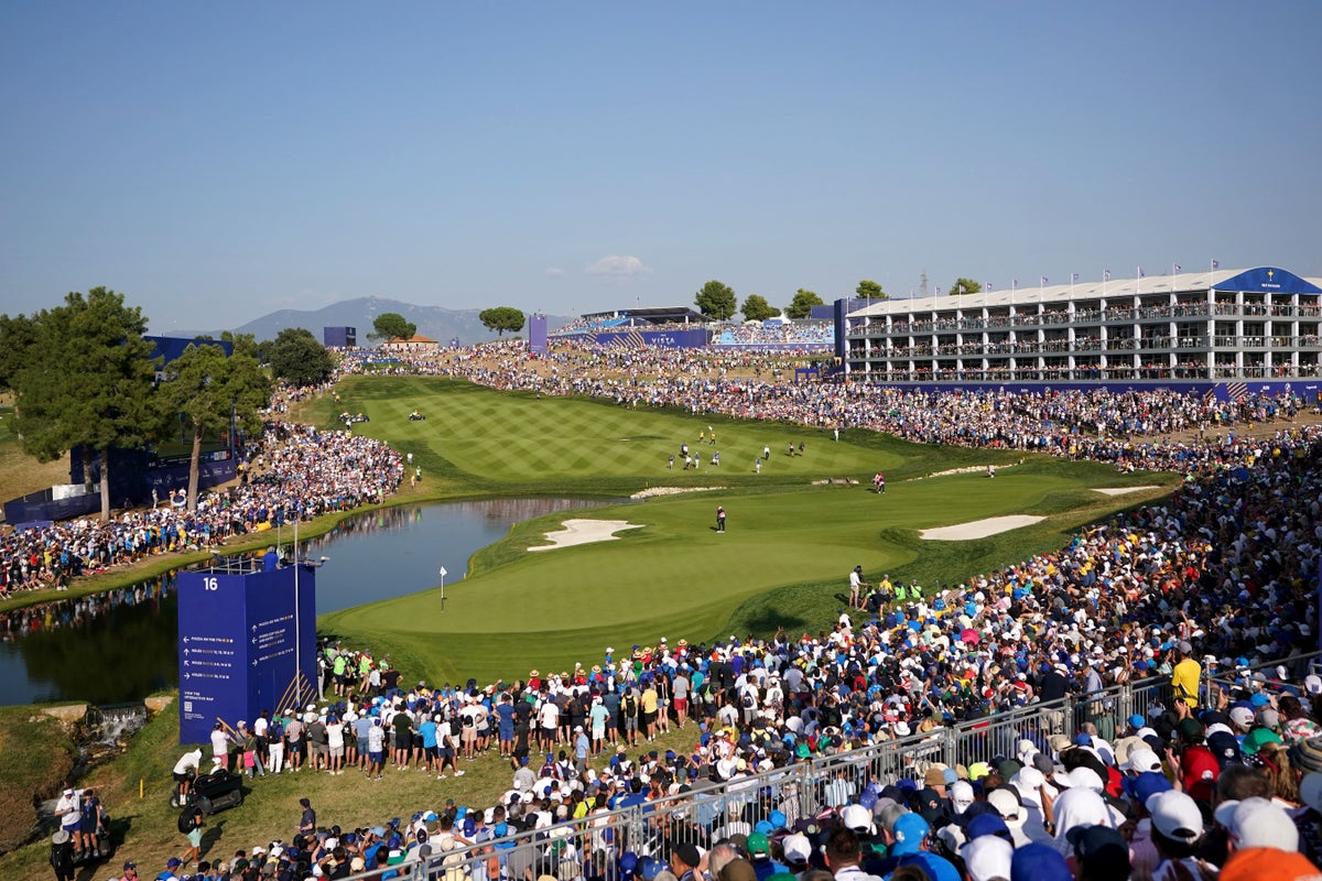 Fire breaks out at Ryder Cup venue