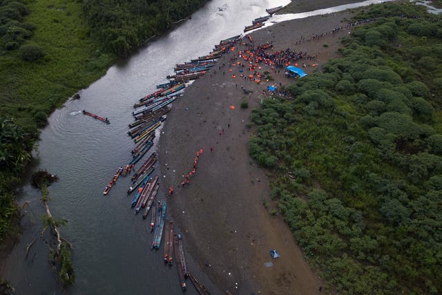 APTOPIX Panama Migrants