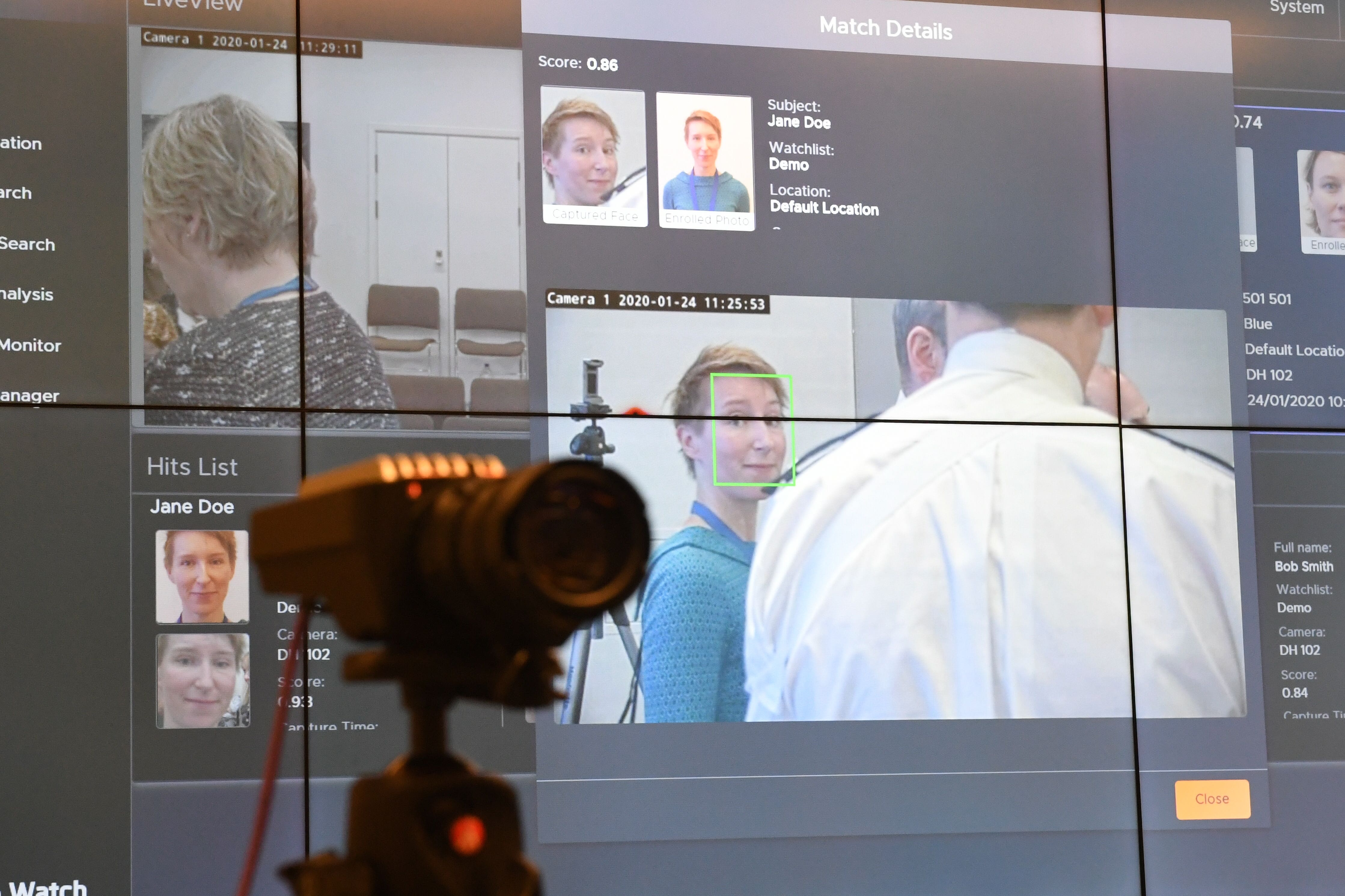 A camera during trials at Scotland Yard for a facial recognition system (PA)