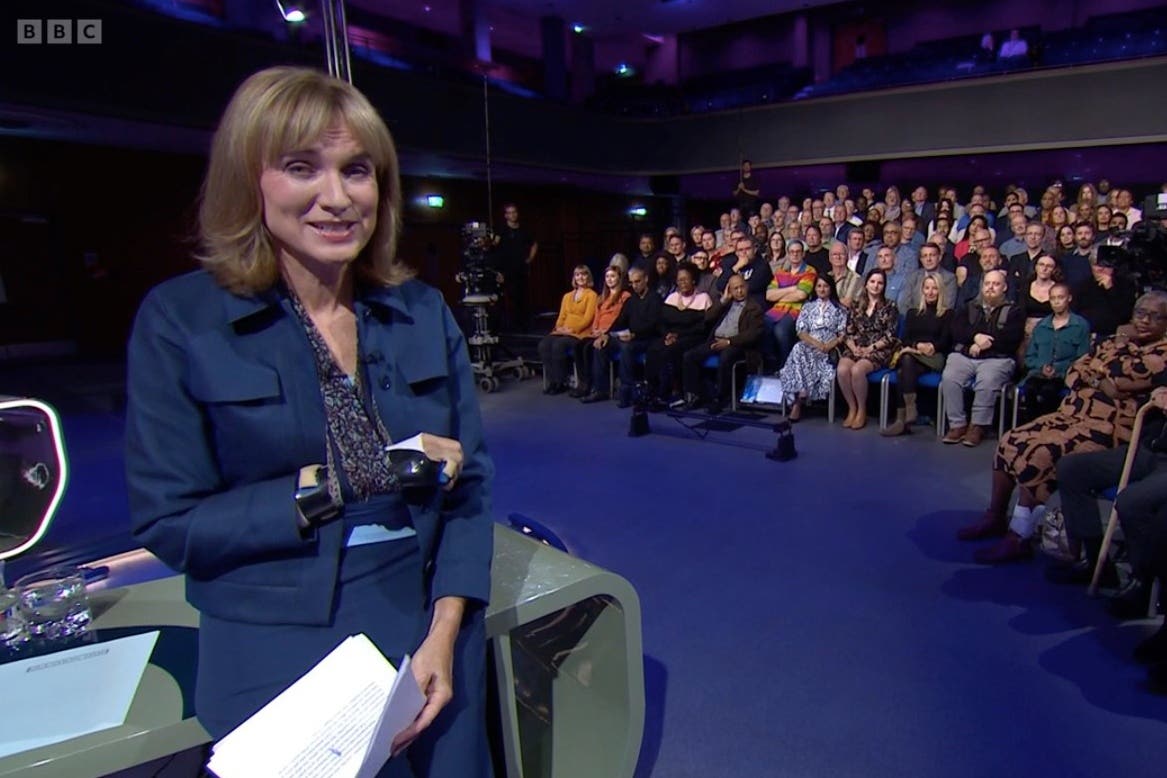 Fiona Bruce has hosted Question Time since 2019 (BBC One/PA)