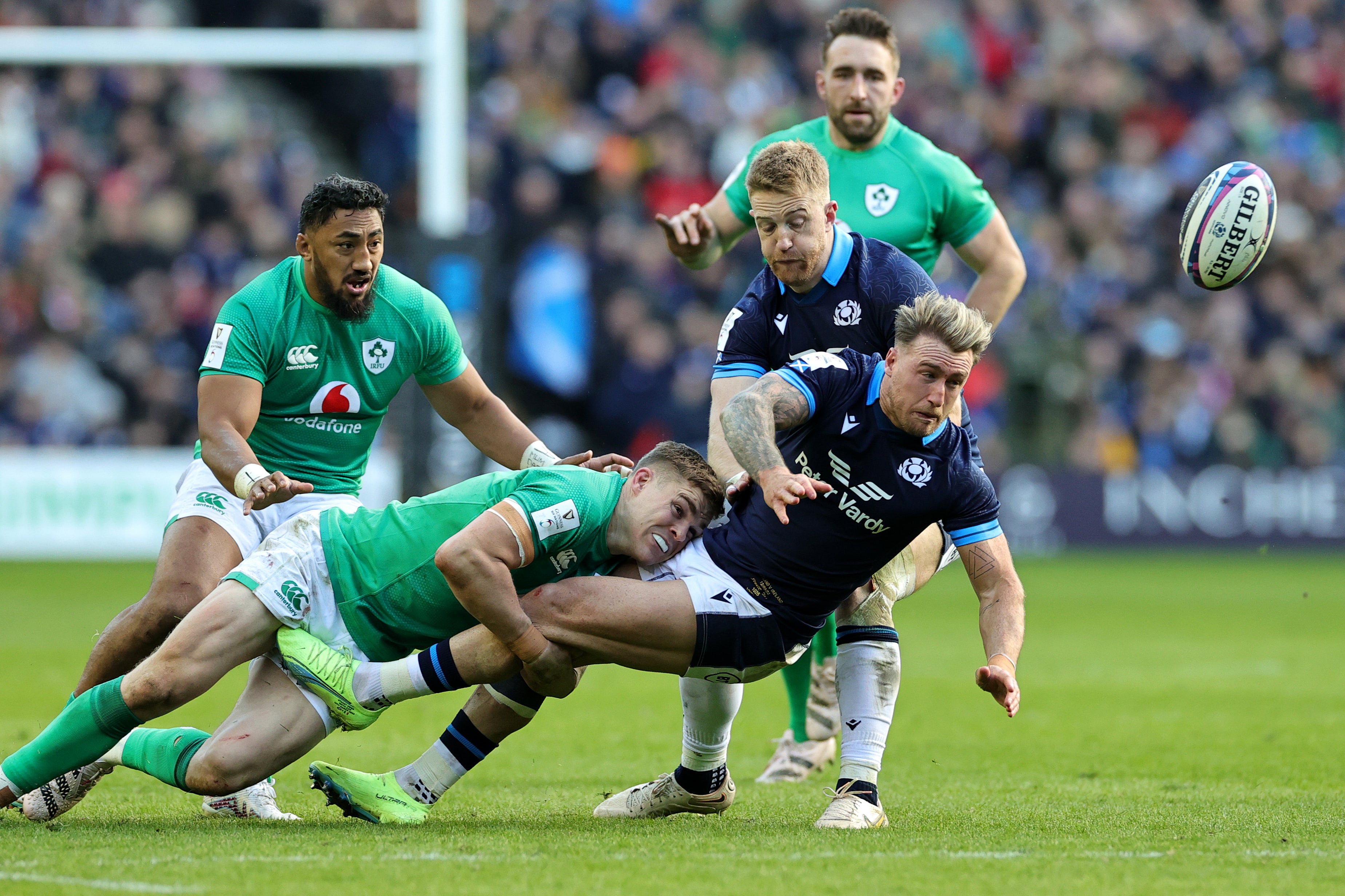 Stuart Hogg was part of the Scotland side beaten 22-7 by Ireland during the Six Nations