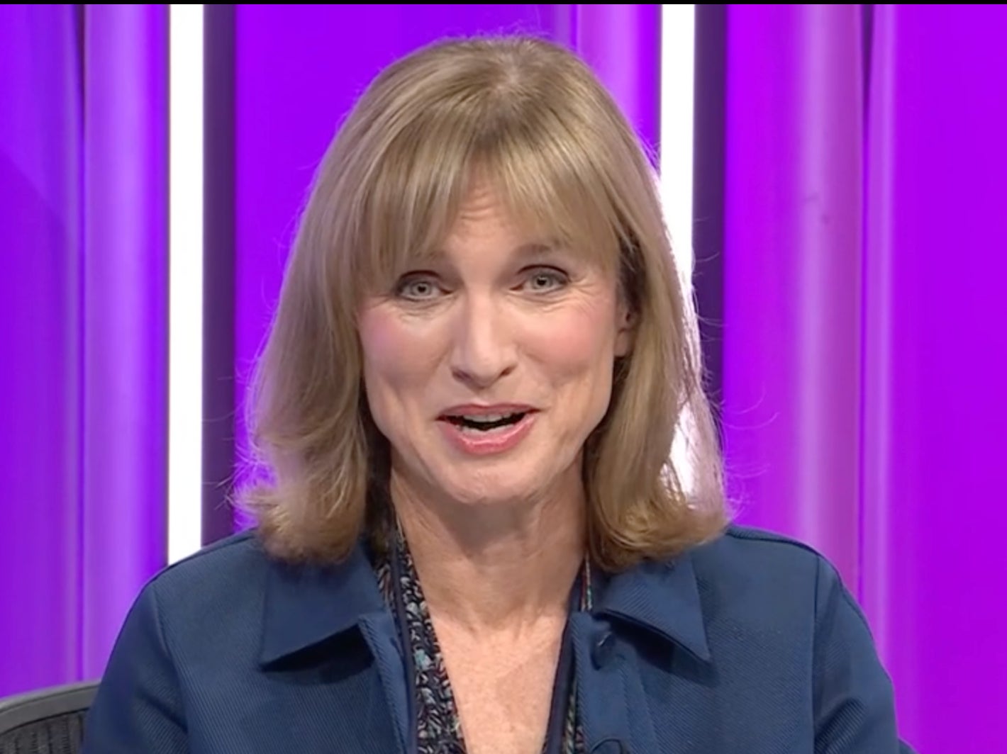 Fiona Bruce on ‘Question Time’