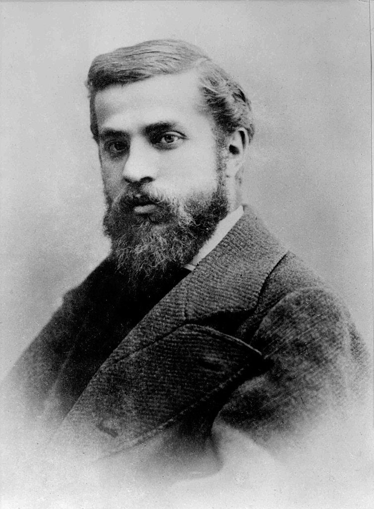 A photograph of Antoni Gaudí from 15 March 1878