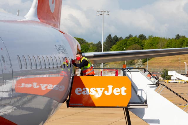 EasyJet has seen its shares soar over the past year (David Parry/PA)