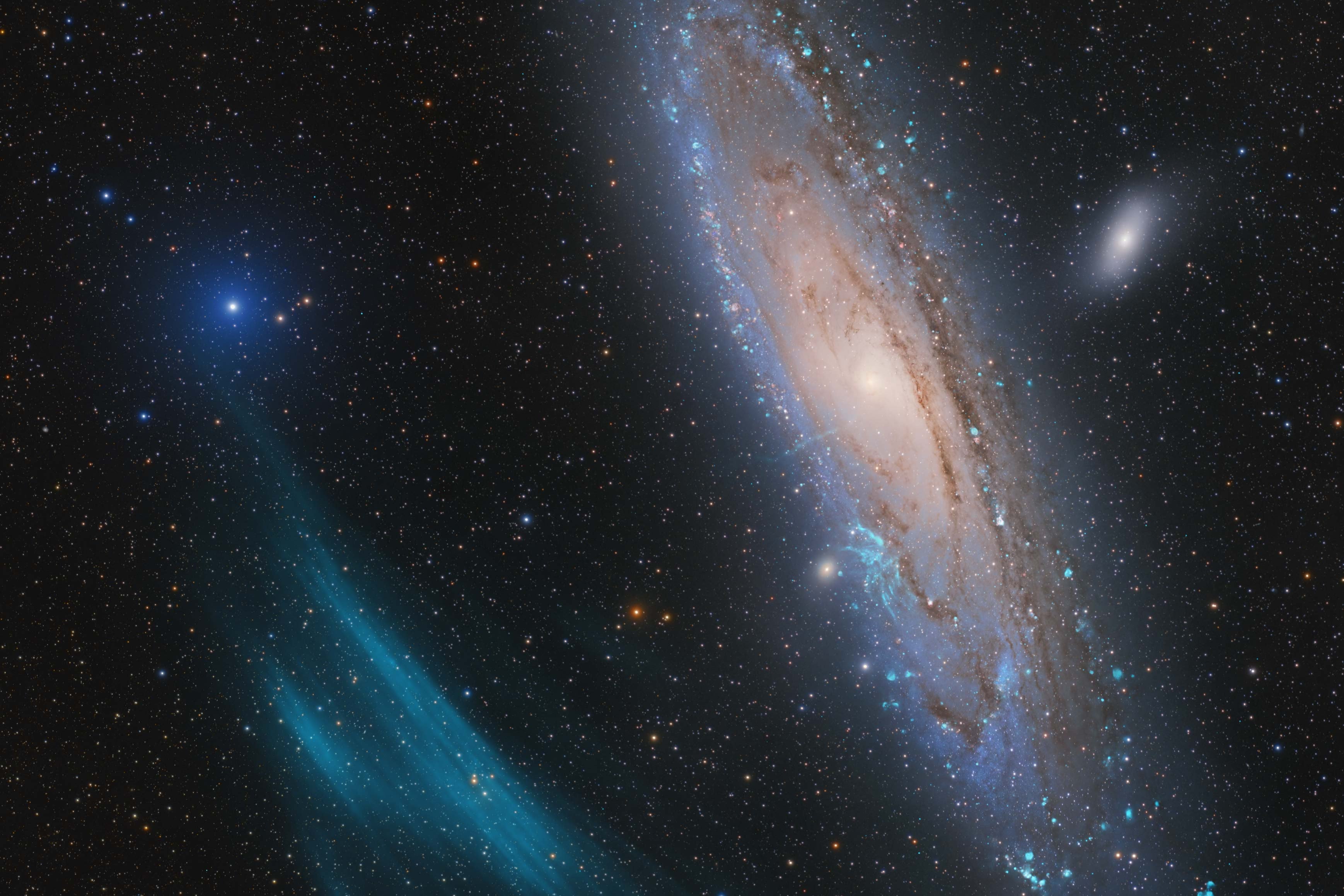 A team of amateur astronomers made a surprising discovery about a ‘plasma arc’ next to the Andromeda galaxy